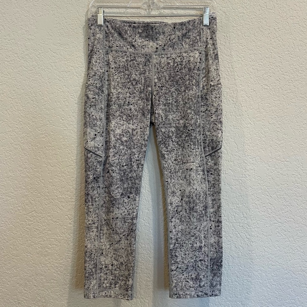 Lululemon Speed Up Crop 21” In Antiqued Alpine White Multi - Size 8 - Picture 5 of 8